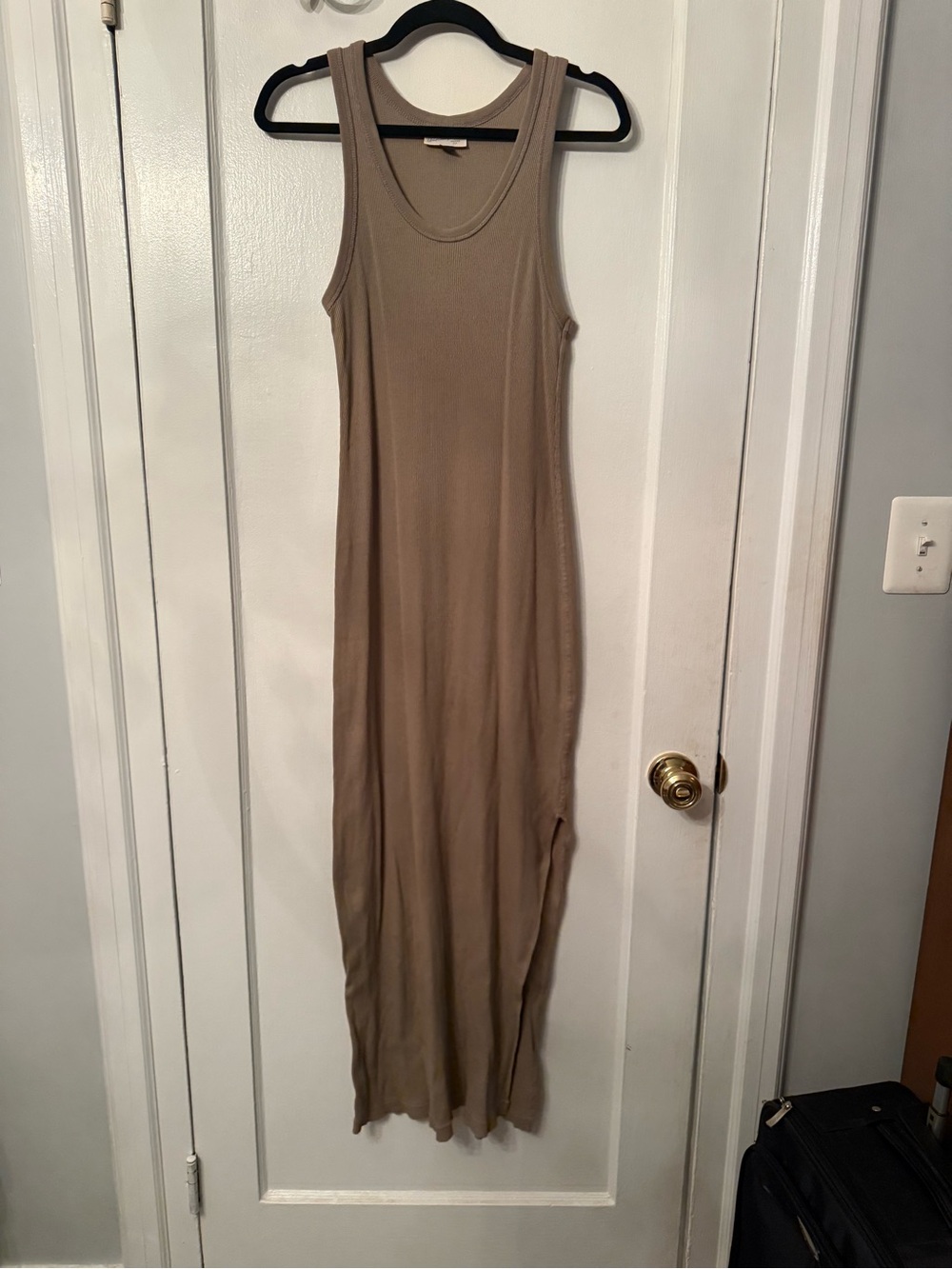 a new day Taupe Sleeveless Maxi Tank Dress